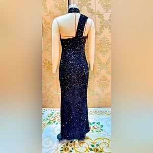 Unlabeled Sequin Black Dress L (runs small)